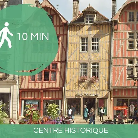 La Halte Troyenne I Parking, Gare - Confort & Cosy *